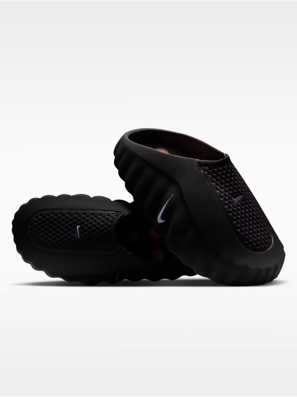 Nike Mind 001 Men's Pregame Mules black chrome HQ4307-001 size 8 - 14